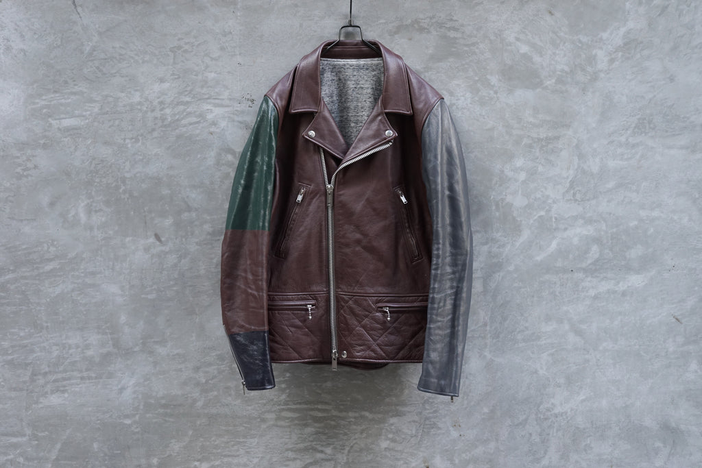 UNDERCOVERISM 12AW Bordeaux Leather Jacket - OKURA