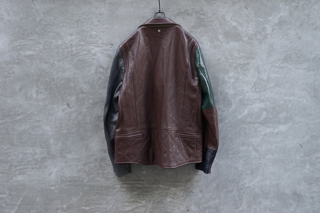 UNDERCOVERISM 12AW Bordeaux Leather Jacket - OKURA