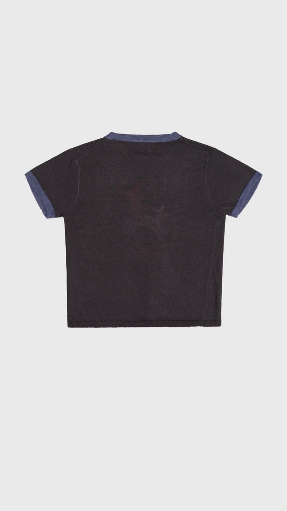 Yanyan Knits Campus Wawa Tee (Solid) (Reg Fit) Ink - OKURA