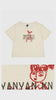 Yanyan Knits Printed Wawa Classic Fit Tee (Yanniversary Limited Edition) Raw Cotton / Red Wawa - OKURA