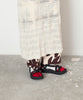 Tricote Lace Pattern Tabi Socks Red - OKURA