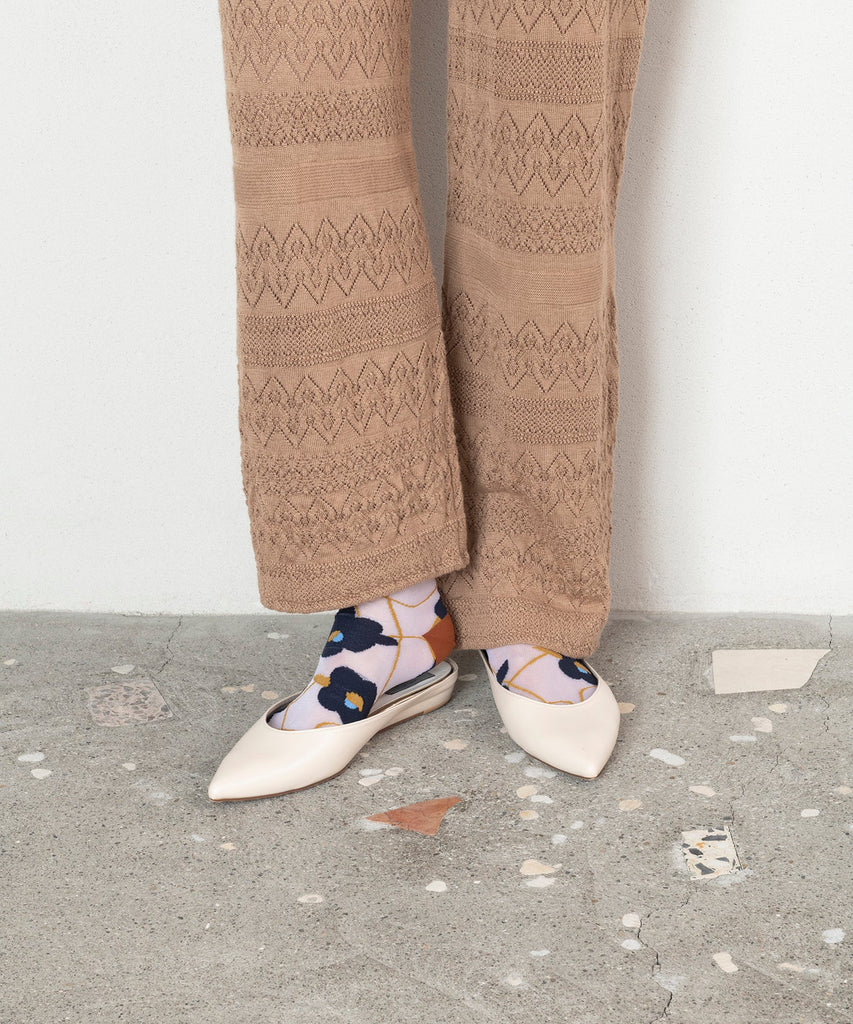Tricote Camellia Socks L.Gray - OKURA