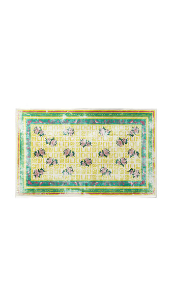 Detail Inc. Washable Rug "Hibiacua Syriacus" Cream - OKURA