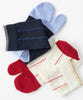 Tricote Lace Pattern Tabi Socks Red - OKURA