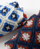 Tricote Sheer Mosaic Tile Pattern Socks White - OKURA