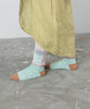 Tricote Crochet Patterned Panpy Socks Mint - OKURA