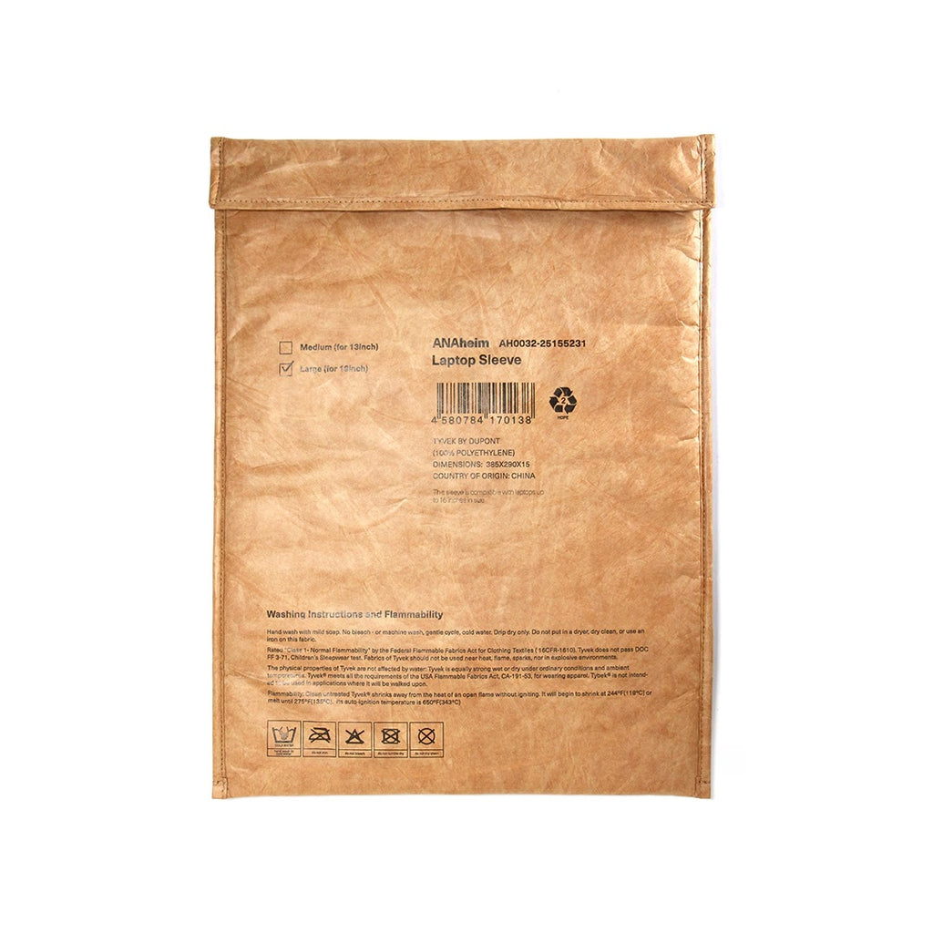 Detail Inc. Anaheim Laptop Sleeve 16Inch "Craft" - OKURA