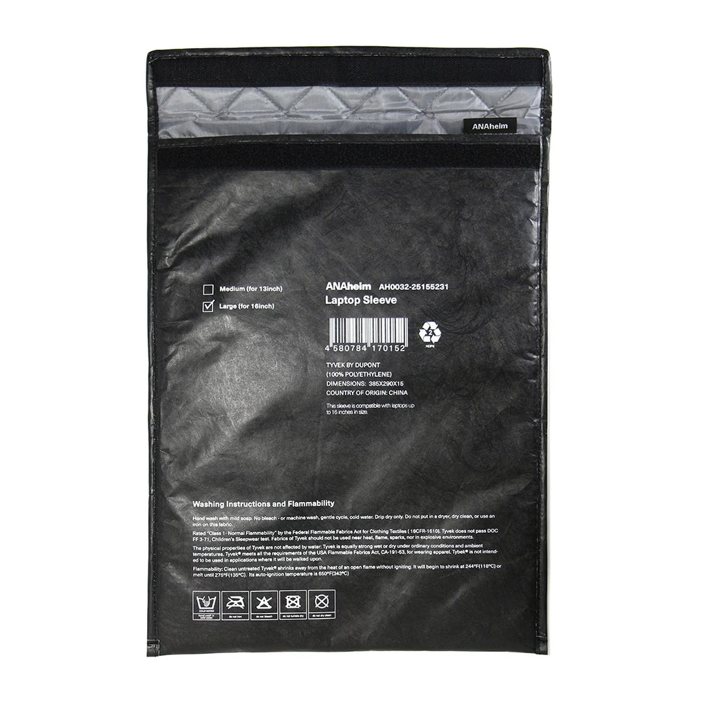 Detail Inc. Anaheim Laptop Sleeve 16Inch "Black" - OKURA