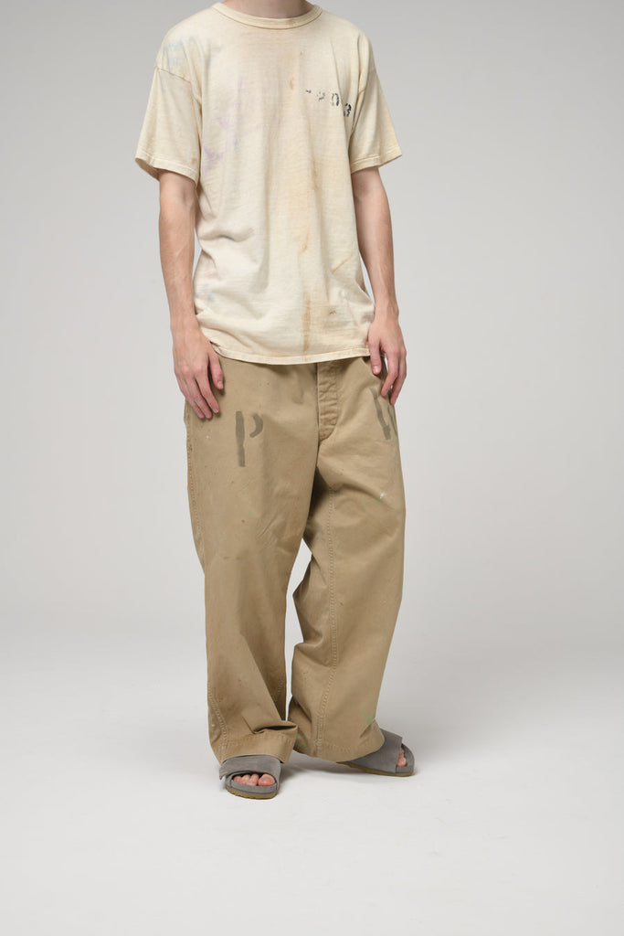 Bowwow Pw 41 Khaki Trousers Aged Khaki - OKURA
