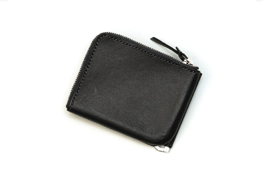 【EDROBERTJUDSON】MOLDED MONEY CLIP WALLET Ed Robert Judson Molded Money Clip Wallet - Cow Black – OKURA