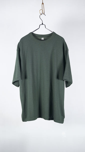 Blurhms Co/Silk Nep Tee S/S Khaki - OKURA