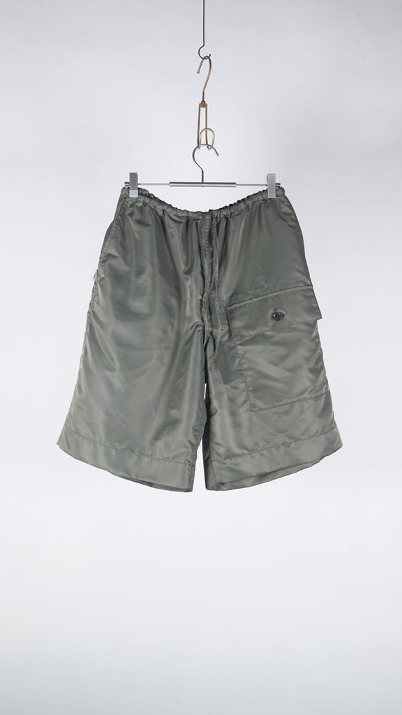 Blurhms Rootstock Washed Nylon Sas Shorts Sage - OKURA