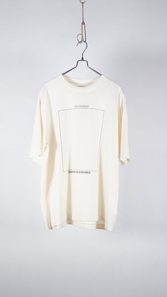 Blurhms Jd Unknown Pleasures Square Wide Ivory - OKURA
