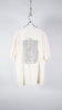 Blurhms Jd Unknown Pleasures Square Wide Ivory - OKURA