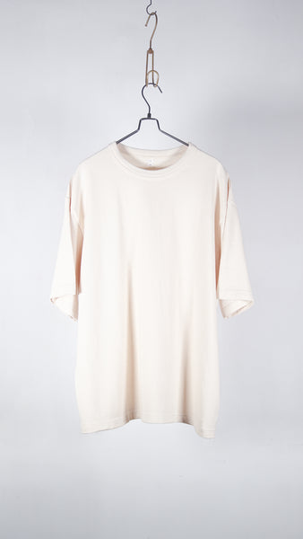 Blurhms Co/Silk Nep Tee S/S Ivory - OKURA