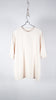 Blurhms Co/Silk Nep Tee S/S Ivory - OKURA