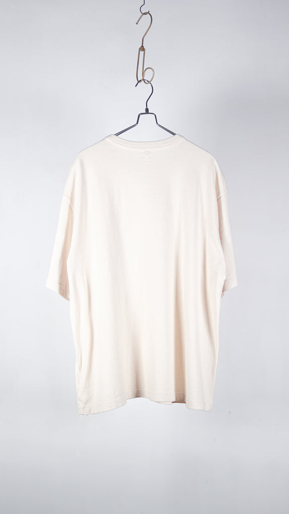 Blurhms Co/Silk Nep Tee S/S Ivory - OKURA
