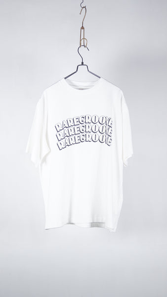 Blurhms Raregroove Print Tee Wide White_White-Pt - OKURA