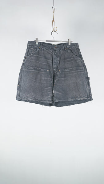 Bowwow Double Knee Duck Shorts Aged Black - OKURA