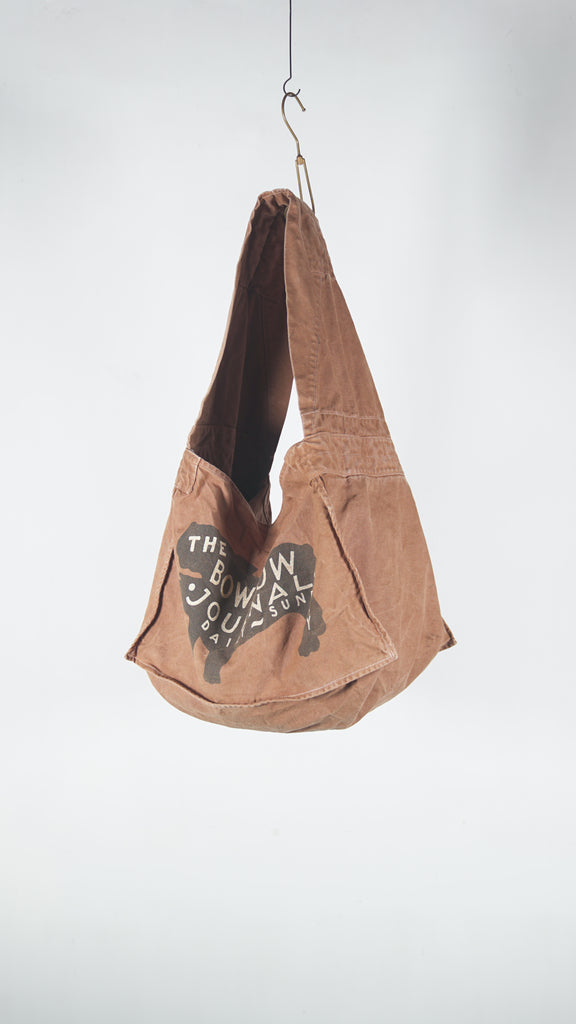 Bowwow The Bow Wow Journal Newspaper Bag Aged Brown - OKURA