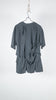 Ommo Tuck Drape T-Sh Black - OKURA