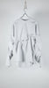 Ommo Tuck Long Sleeve Top Gray - OKURA