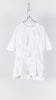 Ommo Tuck Drape T-Sh White - OKURA