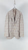 Neat Linton Star Pattern Locksmith Jacket Beige - OKURA