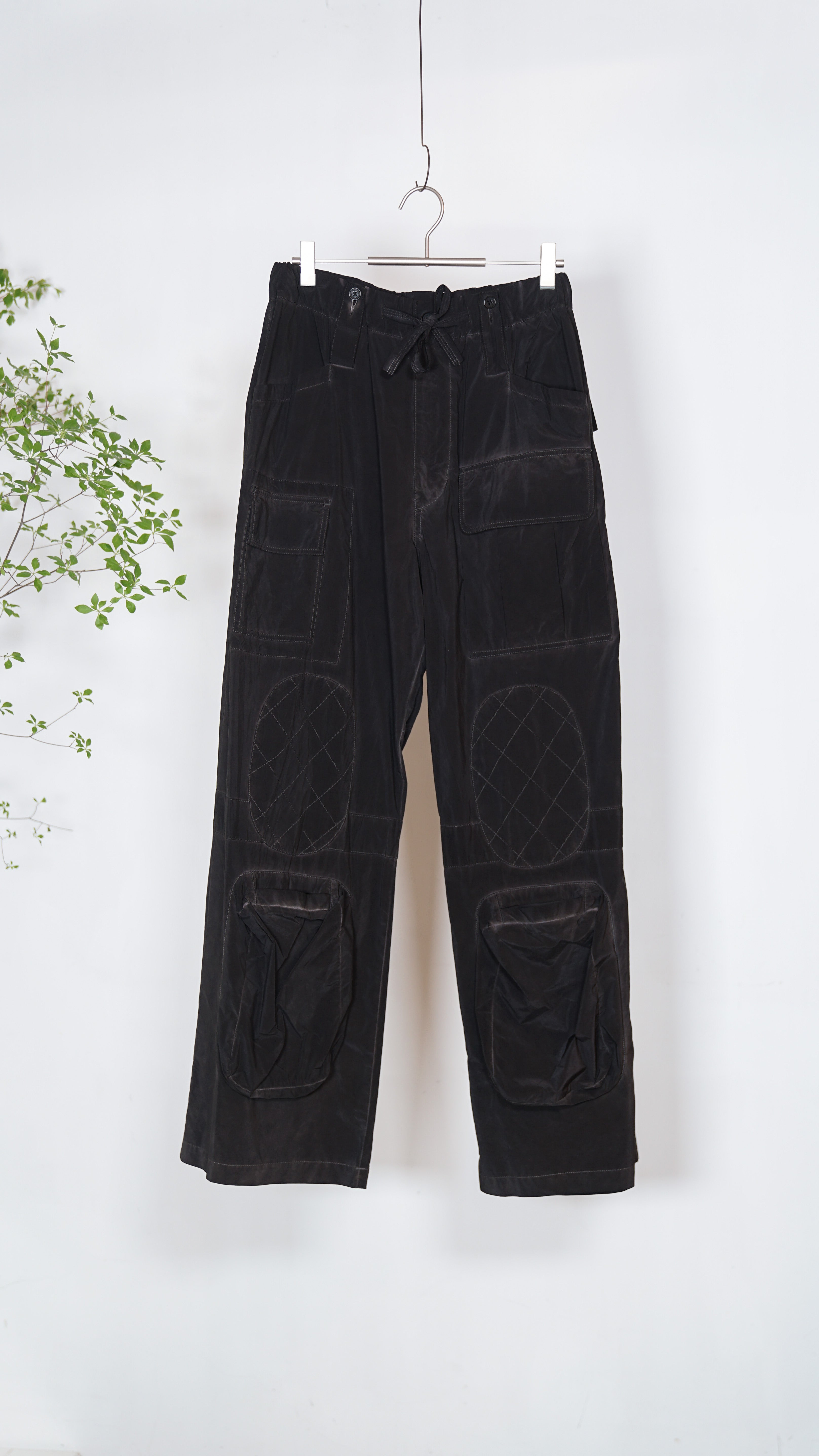 musu様【新品】OHOTORO＊Mountain Wind Pants YOHJI YAMOTO OTHER 24AW WOOL CROW PANTS BOTTOM 3 BLK GO-P09