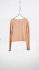 Yanyan Knits Mabo Curious Boatneck Ls Pullover (Stripe) Bark/Sand - OKURA