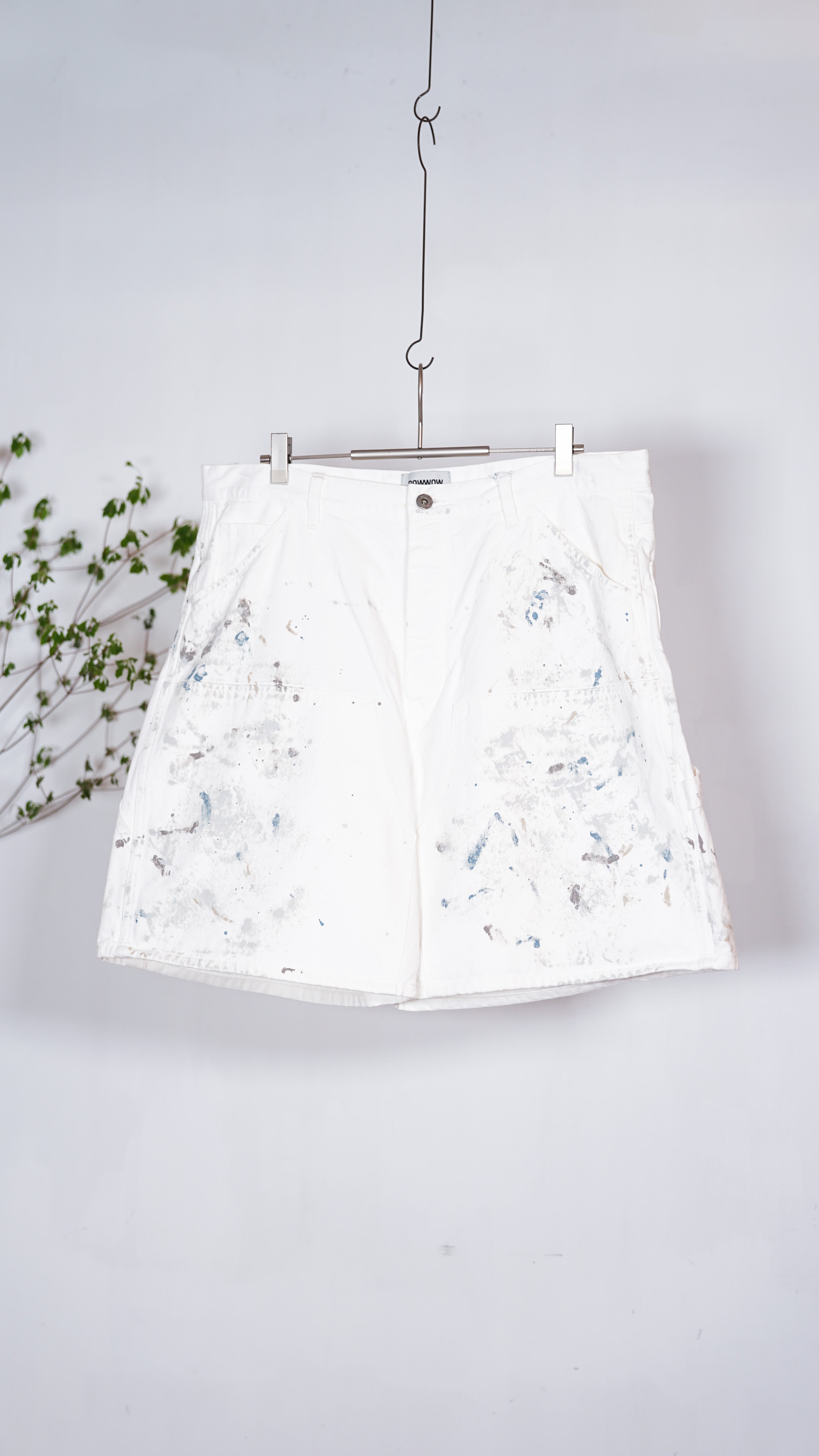 Bowwow Painter'S Splatter Shorts White Panted – OKURA