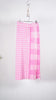 Yanyan Knits Gingham Maxi Skirt Pink - OKURA