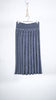 Yanyan Knits Mabo Pleated Midi Skirt Washed Black - OKURA