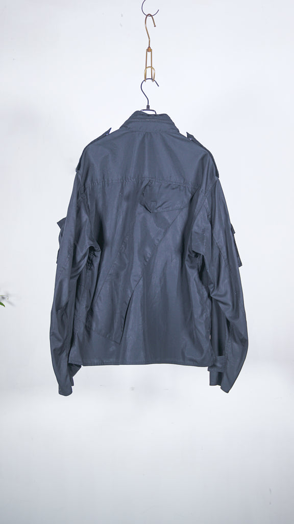 Seven By Seven Hunting Blouson _120 Thread Count Broad_ Black - OKURA