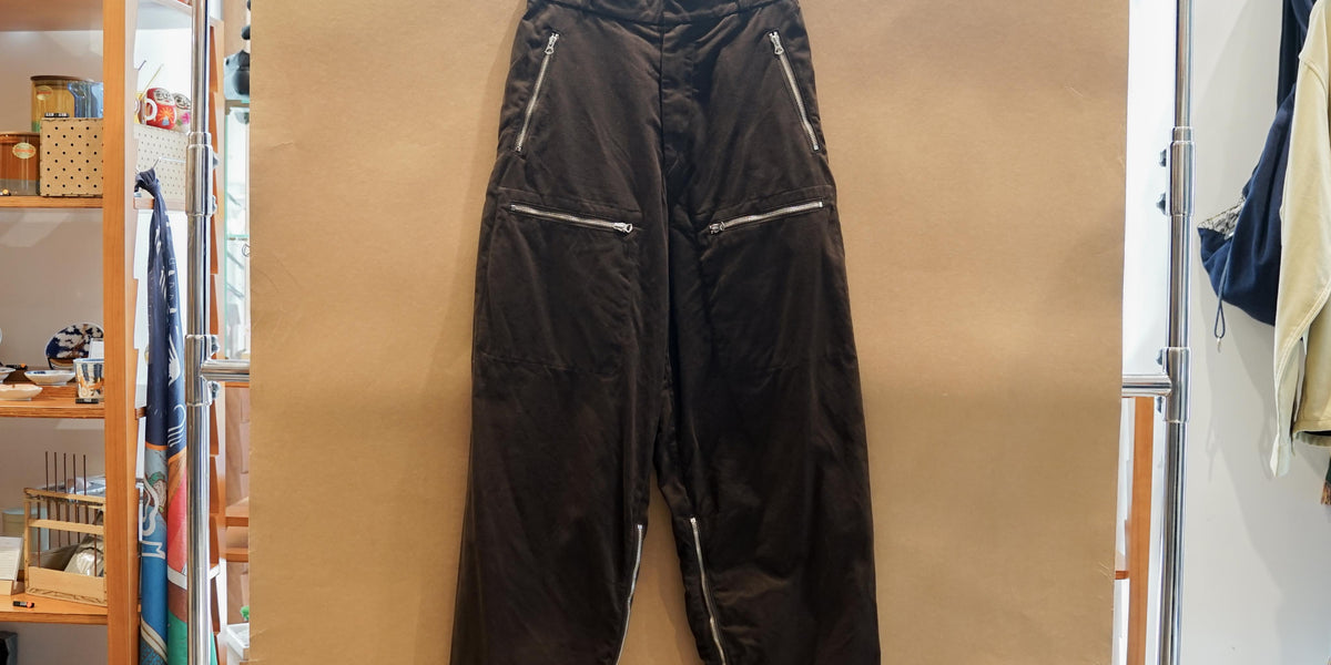 Blurhms Brushed Twill Mechanic Pants Chocolate – OKURA