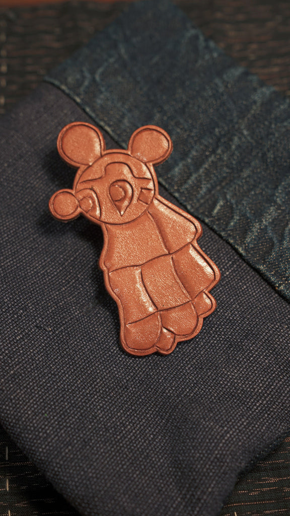 Seven By Seven Rooster King&Co.,Seven By Seven - Leather Carving Pins -Mi**Ey- Beige - OKURA