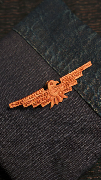 Seven By Seven Rooster King&Co.,Seven By Seven - Leather Carving Pins -Small Thunderbird- Beige - OKURA