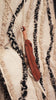 Seven By Seven Rooster King&Co.,Seven By Seven - Leather Carving Feather Necklace -Silver Beads- Beige - OKURA