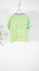 Yanyan Knits Daisy Linen Ss Cardigan Lime Multi - OKURA