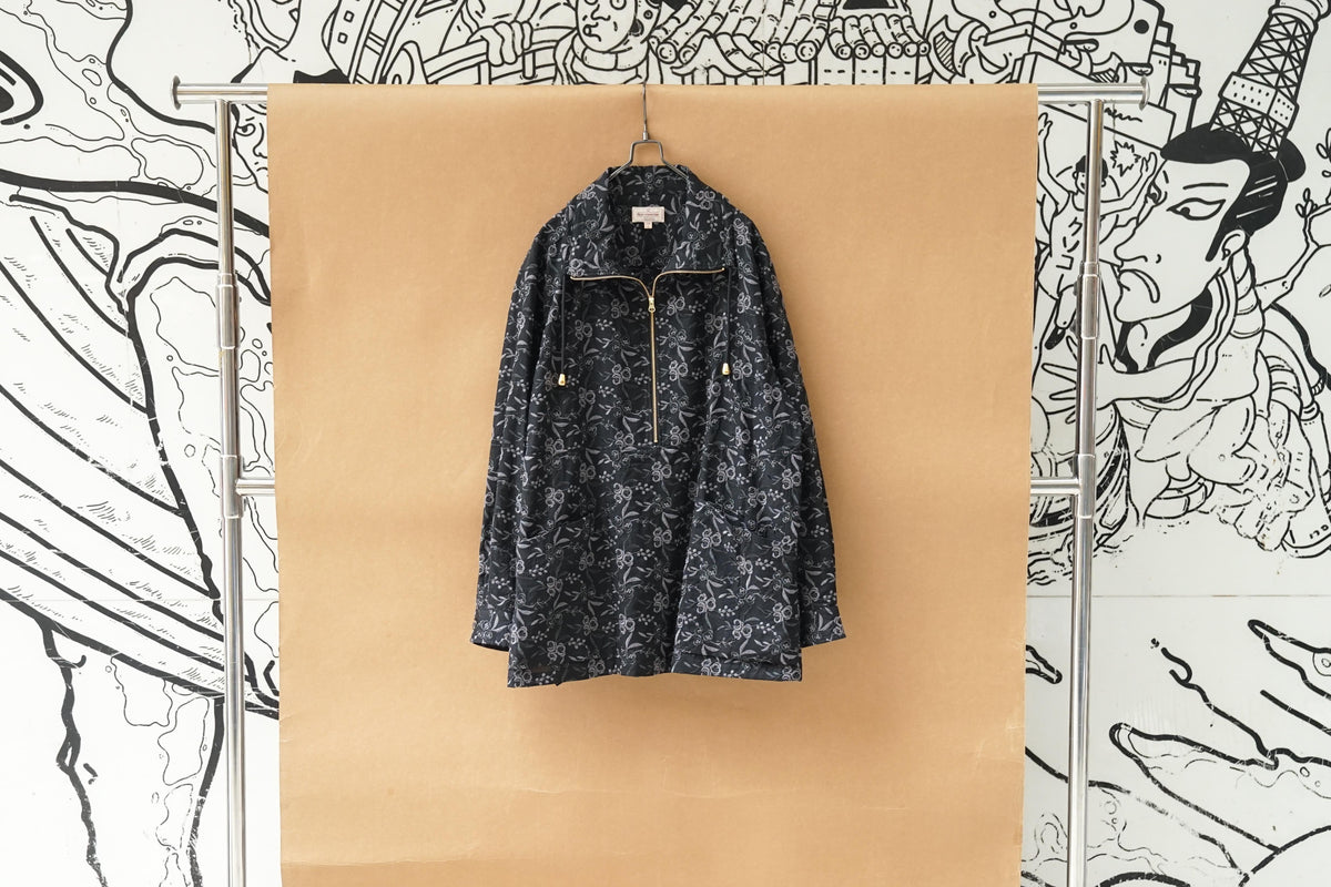 NEZU YO-HINTEN GATHERS SKIPPER SHIRTS