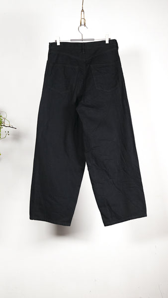 Blurhms 12.9Oz Denim Bias Pants Sulfurblack - OKURA