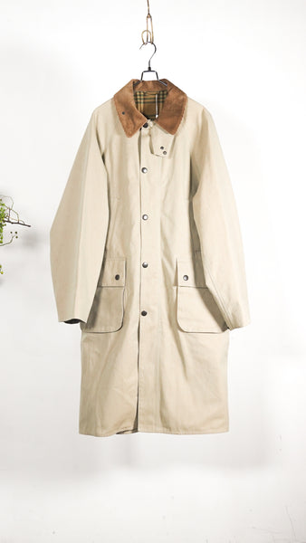Blurhms Hard Twist Gabardine Riding Coat Dusty Beige - OKURA