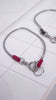 Ed Robert Judson Stainless Woven Key Cord - Cordovan Red - OKURA