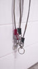 Ed Robert Judson Stainless Woven Key Cord - Cordovan Red - OKURA
