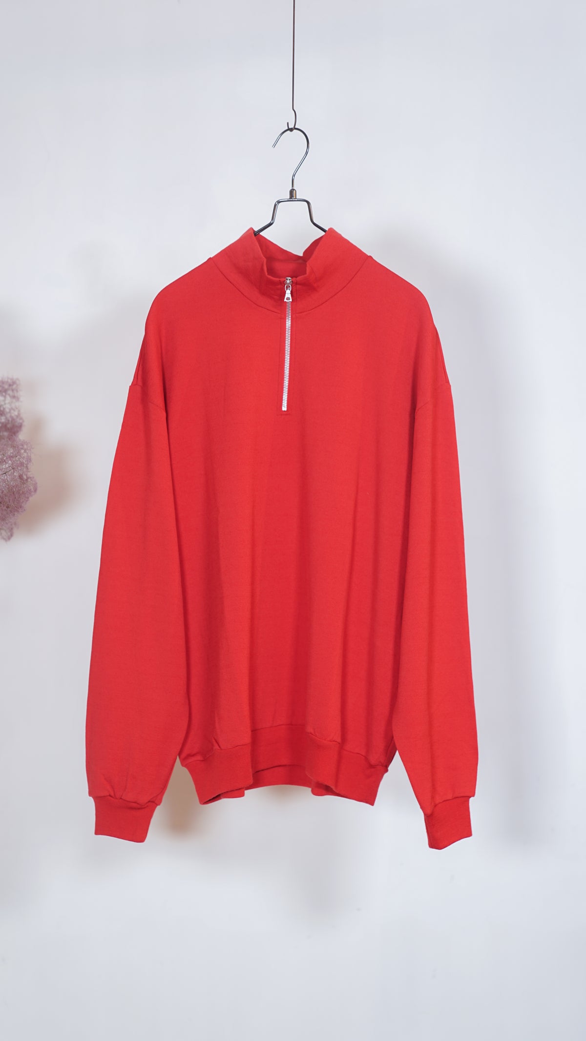 処分価格 AURALEE LIGHT WOOL SWEAT HALF ZIP AURALEE: Black Light Wool Sweat Half Zip Sweatshirt | SSENSE