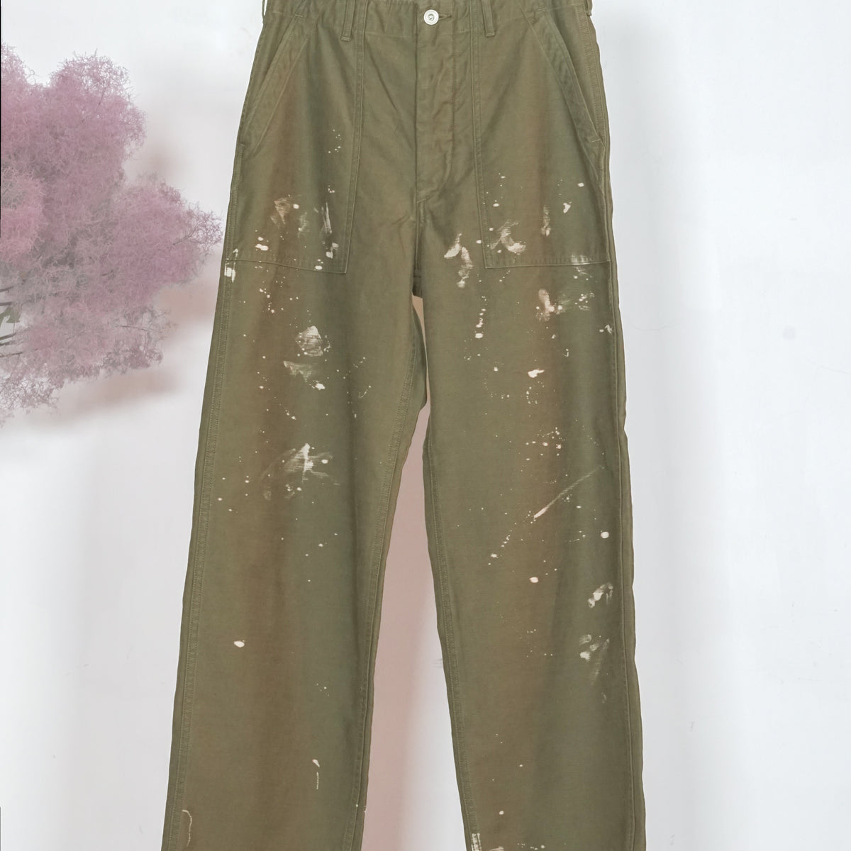 サイズ5 AURALEE WASHED BLEACHED BAKER PANTS auralee-washed-baggy-satin-