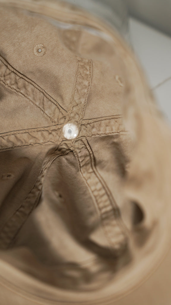 Auralee Men Garment-Dyed Finx Chino Cap Made By Kijima Takayuki Light Beige - OKURA