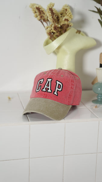 Byea. Cap Cap 2 Tone Red - OKURA