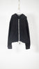 Auralee Men Cotton Nylon Pile Zip Parka Navy - OKURA