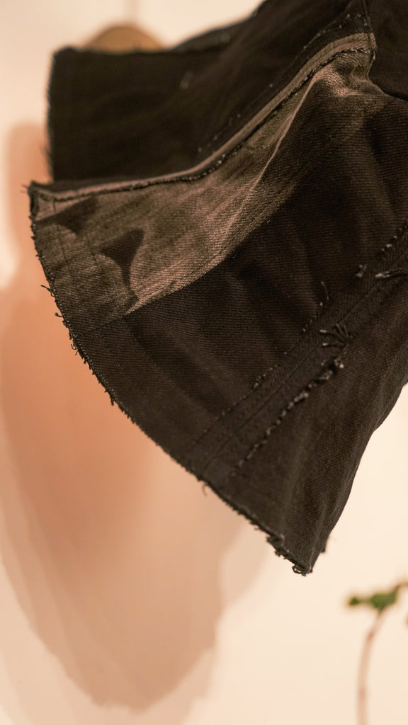 Ca4La Grunge Denim Fc Hat Black - OKURA